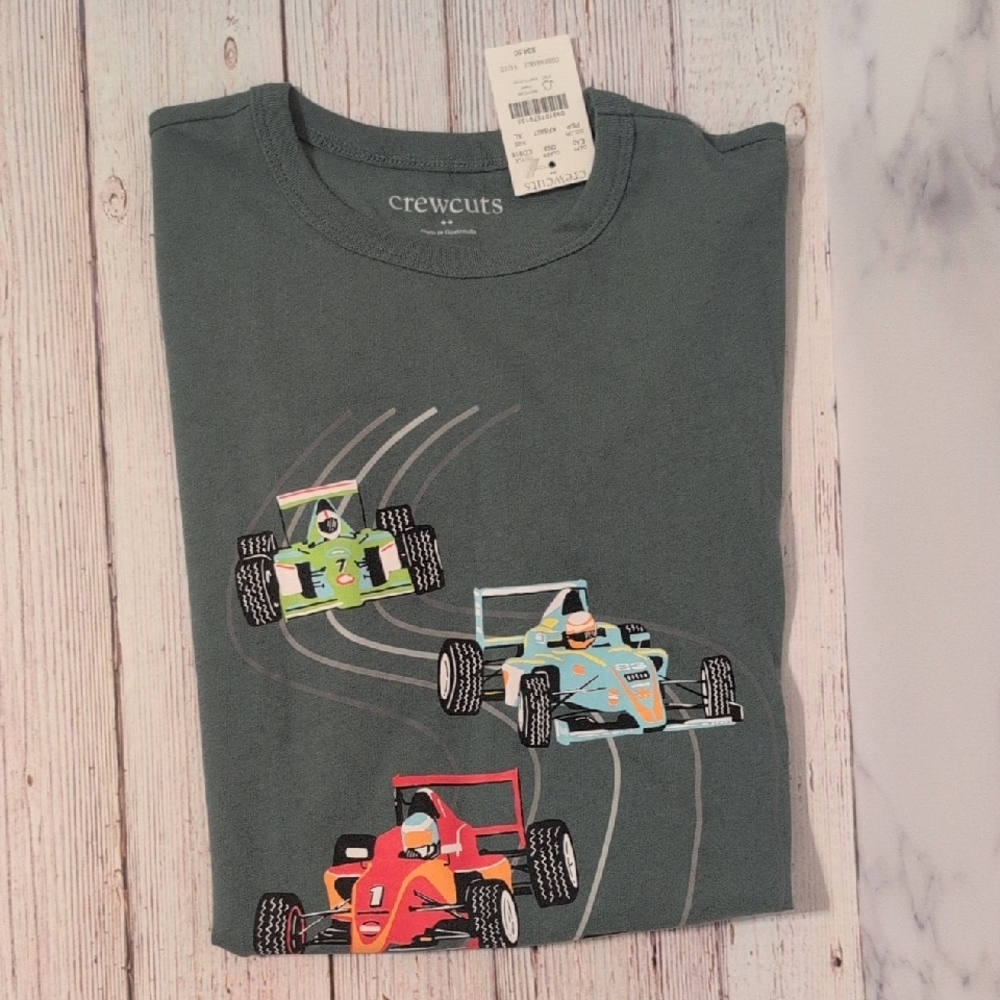 Crewcuts Kids Racing Car Graphic Tee